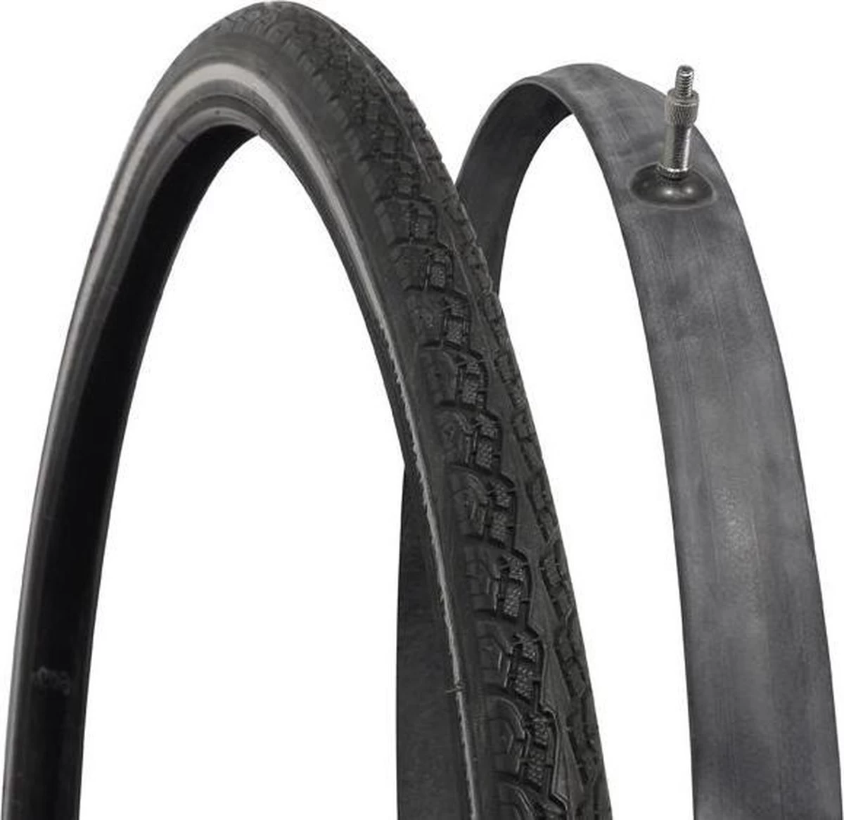 Dresco - Binnen- En Buitenband Fiets - Reflecterend - 28x1 5/8x1 3/8 - Dunlop Ventiel - 40mm 3 Dresco - Binnen- En Buitenband Fiets - Reflecterend - 28x1 5/8x1 3/8 - Dunlop Ventiel - 40mm