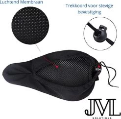 JML Sport Fiets Zadeldek 3D - Gel Gleuf - Fietszadeldek - Zadelhoes - Siliconen - Pad - Fietsen - Zitkussen - Fietszadelhoes - Zadel - Dek - Hoes - Nieuwste Technologie -Extreem Snel Rijden 1200x1170 5