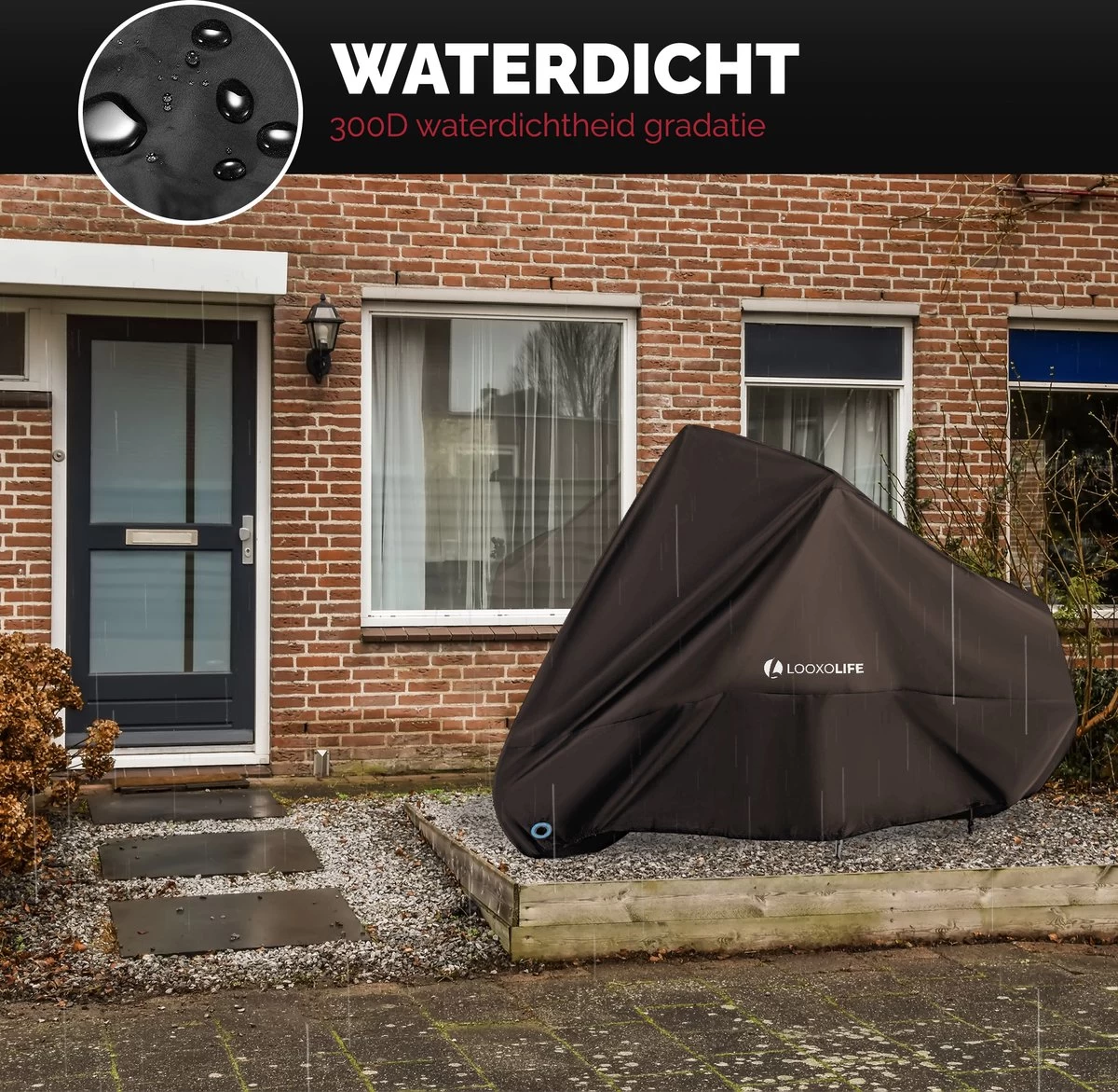 Fietshoes Waterdicht - Voor 2 Fietsen Of 3 Fietsen - Fietshoes 3XL - Extreem Sterk & Dik - PU Coating - Dichtgelaste Stiksels 4 Fietshoes Waterdicht - Voor 2 Fietsen Of 3 Fietsen - Fietshoes 3XL - Extreem Sterk & Dik - PU Coating - Dichtgelaste Stiksels - Afbeelding 2