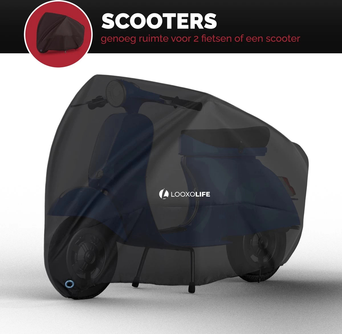 Merkloos Fietshoes - Voor 1 Fiets Of 2 Fietsen - Waterdicht - XXL - Ultra Sterk & Dik - Premium PU Coating - Met Opberghoes 11 Merkloos Fietshoes - Voor 1 Fiets Of 2 Fietsen - Waterdicht - XXL - Ultra Sterk & Dik - Premium PU Coating - Met Opberghoes - Afbeelding 9