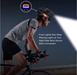 MTB Helm Met Verlichting | E-bike | Racefiets | Pro Fietshelm Met Verlichting | Licht Van Gewicht | Ingebouwde Led Lamp Als Voorlicht + Zijlicht En Achterlicht > Sport Lights, Kleur Helm Zwart 18 MTB Helm Met Verlichting | E-bike | Racefiets | Pro Fietshelm Met Verlichting | Licht Van Gewicht | Ingebouwde Led Lamp Als Voorlicht + Zijlicht En Achterlicht > Sport Lights, Kleur Helm Zwart -Extreem Snel Rijden 1200x1173 4