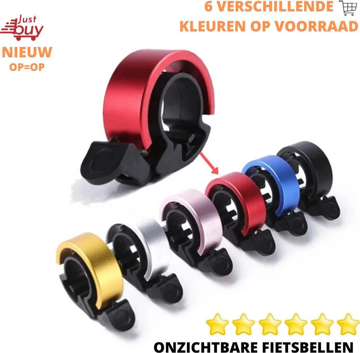 Onzichtbare Fietsbel - Racefiets - Kinderfiets - Geluid - Diverse Kleuren - ROOD 3 Onzichtbare Fietsbel - Racefiets - Kinderfiets - Geluid - Diverse Kleuren - ROOD