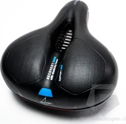 Voltano Fietszadel Met Gelpads - Zwart/Blauw - Uitsparing - Zadelvering - Unisex - Incl. Gratis Zadelstrop -Extreem Snel Rijden 1200x1174 8