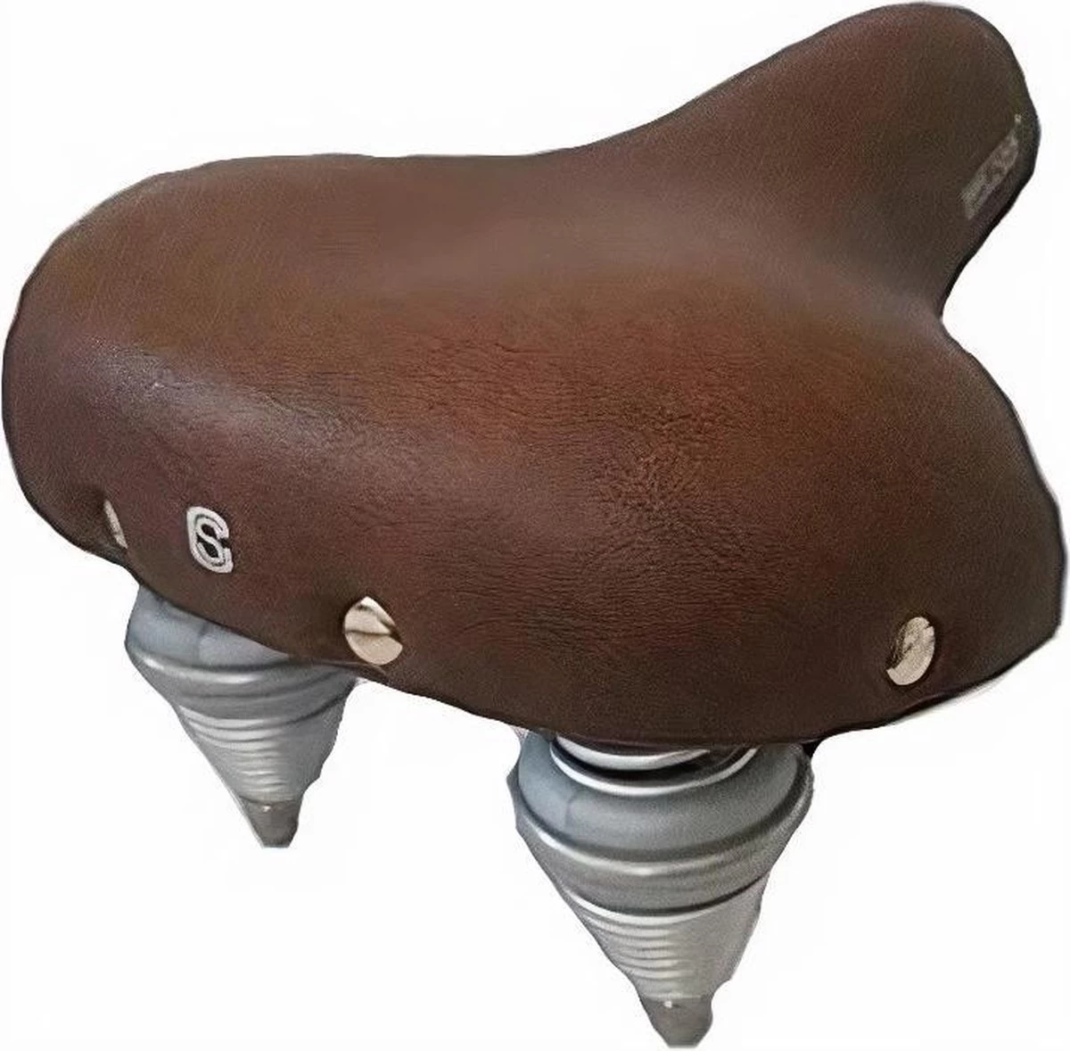 Selle Comfort Zadel Retro 25 X 23 Cm Unisex Gel/staal Bruin 3 Selle Comfort Zadel Retro 25 X 23 Cm Unisex Gel/staal Bruin