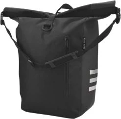 Enkele Fietstas En Schoudertas Zwart - Fietstas Enkel - Fietsshopper - Lange Schouderband - Reflecterend Zijkant - Handvat