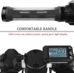 * SUPERDEAL * Techno LITE - Elektrische Step - Super Lichtgewicht - 23 Km/u - 3 Rijstanden - Opvouwbaar - Met LED Verlichting Voor & Achter - Zwart -Extreem Snel Rijden 1200x1178 7