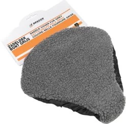 Benson Universele Fiets Zadeldek - Imitatie Schapenvacht - Bont - Grijs -Extreem Snel Rijden 1200x1179 8