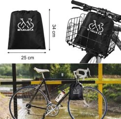 Beschermhoes + Zadelhoes + Opbergtas - 2 Fietsen - 210D - Alle Weersinvloeden - 75 X 110 X 200 Cm (B*H*L) -Extreem Snel Rijden 1200x1182 4