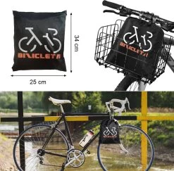 Beschermhoes + Zadelhoes + Opbergtas - 2 Fietsen - 210D - Alle Weersinvloeden - 75 X 110 X 200 Cm (B*H*L) -Extreem Snel Rijden 1200x1182 5