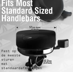 Fietsbel Zwart 5.5 Cm Stalen Fietsbel - Universele Fietsbel Zwart Hoorbare Klank. 16 Fietsbel Zwart 5.5 Cm Stalen Fietsbel - Universele Fietsbel Zwart Hoorbare Klank. -Extreem Snel Rijden 1200x1183 5
