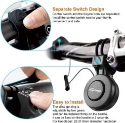 Merkloos Elektrische Fietsbel Mirage T-002 - USB Oplaadbaar - 80 ~ 90dB -Extreem Snel Rijden 1200x1184 10