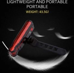 Merkloos Fietsverlichting USB Oplaadbaar Fiets Achterlicht LED Laser -Extreem Snel Rijden 1200x1184 13