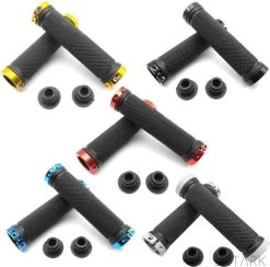ESTARK® - Fietshandvatten - Lock-On - Handvatten - Universeel - Fiets – Mountainbike – Professioneel - Grips - Extra Grip – Fietshandvaten -Handvaten - Handig Te Monteren - Anti-slip – Fietsen – Stuur – Bikegrips – Lock-on Aanspanbaar - Zwart - LO-zw -Extreem Snel Rijden 1200x1185 3