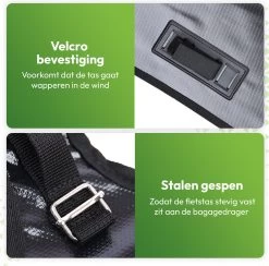 Ekostar® Online Shopping - Fietstassen Dubbel - Fietstas - Waterdicht - 46 L - Zwart - Fietstassen Elektrische Fietsen -Extreem Snel Rijden 1200x1186 12