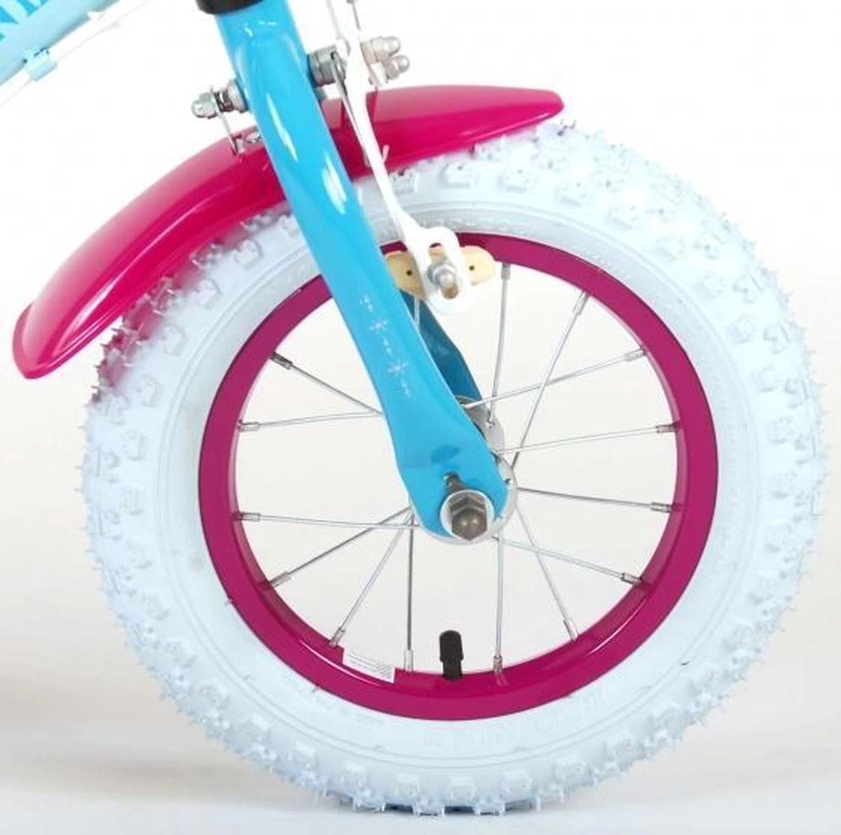 Volare Disney Frozen 2 Kinderfiets - Meisjes - 12 Inch - Blauw/Paars - Twee Handremmen 19 Volare Disney Frozen 2 Kinderfiets - Meisjes - 12 Inch - Blauw/Paars - Twee Handremmen - Afbeelding 17