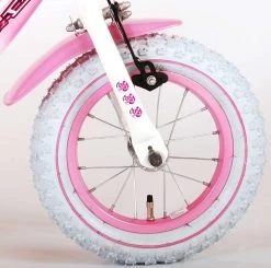 Volare Rose Kinderfiets - Meisjes - 12 Inch - Roze - 2 Handremmen -Extreem Snel Rijden 1200x1191