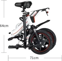 OUXI - V5 - 16 Inch - Elektrische Fiets - E Bike - Elektrische Vouwfiets - APP IOS/ Android - 500W Motor - 15Ah Lithuim Ion Batterij - Zwart -Extreem Snel Rijden 1200x1191 4