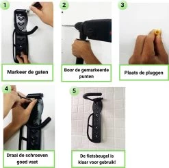 Merkloos Fiets Ophangsysteem -fietshaak- Muurbeugel Fiets- Ophangbeugel Fiets-Fietsbeugel Muur- Geschikt Voor Mountainbikes En Racefietsen- Max 30 Kg- Incl. Montagemateriaal Met Potlood- Geschikt Voor Stevige/gladde Muur 18 Merkloos Fiets Ophangsysteem -fietshaak- Muurbeugel Fiets- Ophangbeugel Fiets-Fietsbeugel Muur- Geschikt Voor Mountainbikes En Racefietsen- Max 30 Kg- Incl. Montagemateriaal Met Potlood- Geschikt Voor Stevige/gladde Muur -Extreem Snel Rijden 1200x1192 16