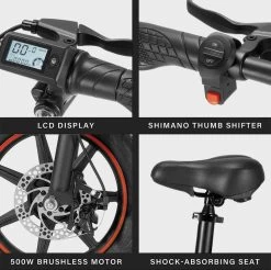 Fast Trax V1 - 14 Inch - Elektrische Fiets - E Bike - Elektrische Vouwfiets -Extreem Snel Rijden 1200x1195 4