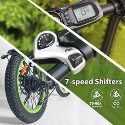 Merkloos Windgoo E20 Urban- Elektrische Fiets - E-bike - 20Inch - 12.5Ah - APP - Fat Tire - 7 Speed Shimano -Extreem Snel Rijden 1200x1200 101