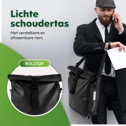 Ekostar® Enkele Fietstas - Rolltop - 19 Liter - E-Bikes - Zwart 16 Ekostar® Enkele Fietstas - Rolltop - 19 Liter - E-Bikes - Zwart -Extreem Snel Rijden 1200x1200 1043