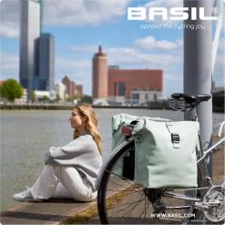 Basil SoHo Dubbele Fietstas MIK - Mosgroen - 41 Liter -Extreem Snel Rijden 1200x1200 1131