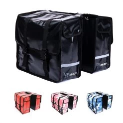 Ekostar® Online Shopping - Fietstassen Dubbel - Fietstas - Waterdicht - 46 L - Zwart - Fietstassen Elektrische Fietsen