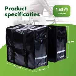 Ekostar® Online Shopping - Fietstassen Dubbel - Fietstas - Waterdicht - 46 L - Zwart - Fietstassen Elektrische Fietsen -Extreem Snel Rijden 1200x1200 1136