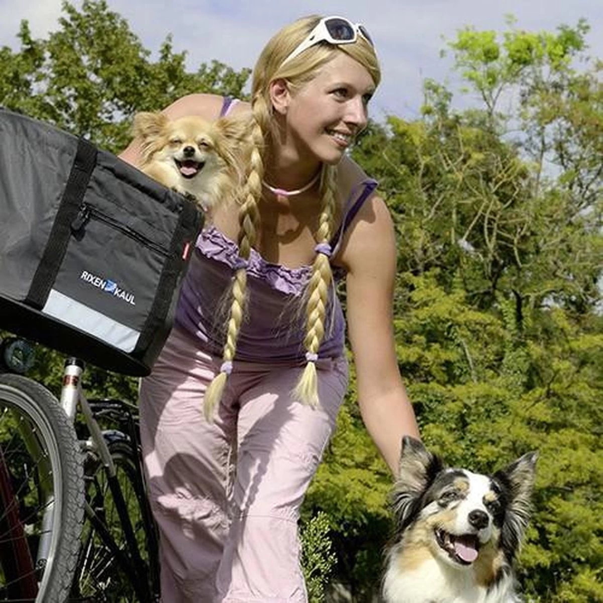 KlickFix Doggy - Fietsmand - Grijs 14 KlickFix Doggy - Fietsmand - Grijs - Afbeelding 12