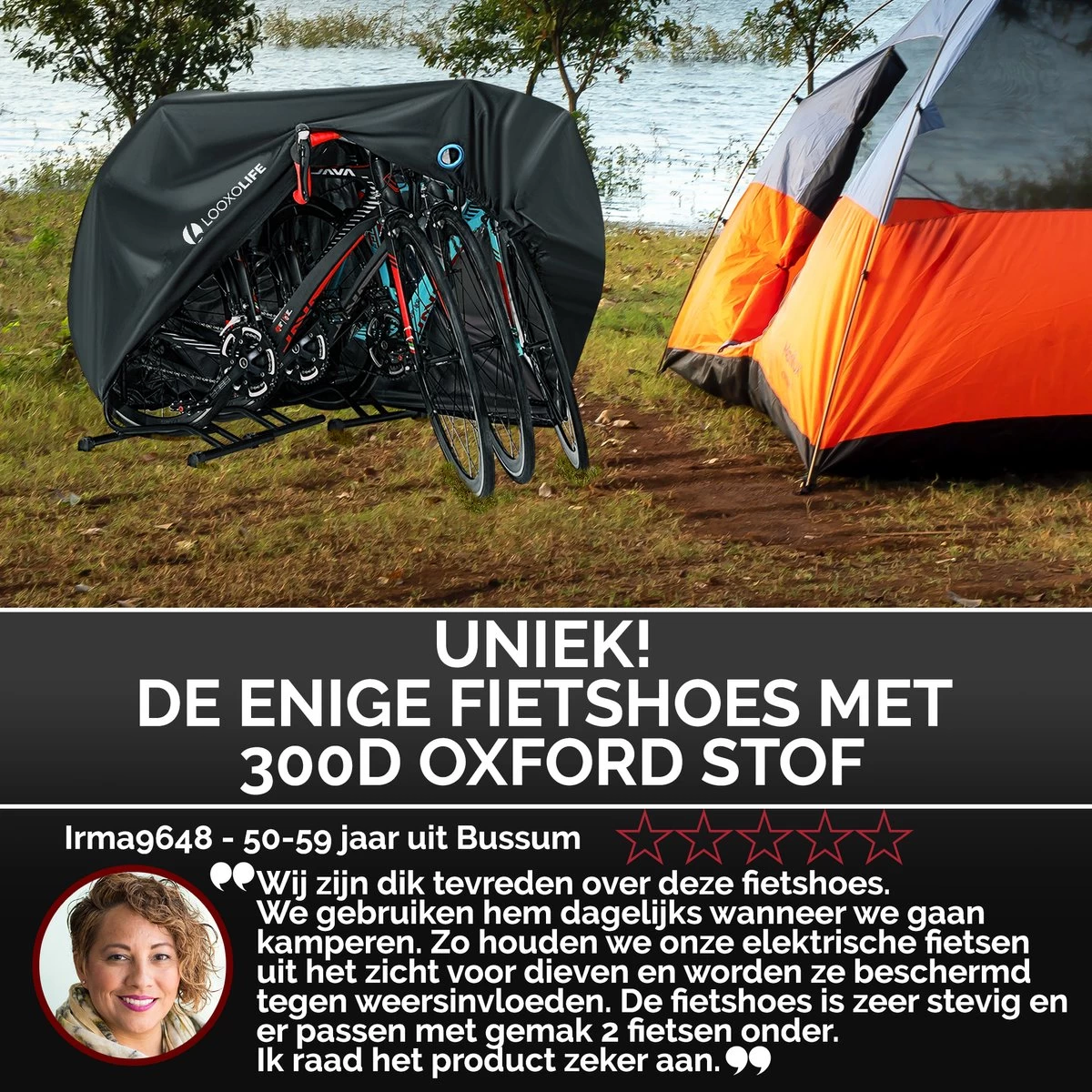 Fietshoes Waterdicht - Voor 2 Fietsen Of 3 Fietsen - Fietshoes 3XL - Extreem Sterk & Dik - PU Coating - Dichtgelaste Stiksels 11 Fietshoes Waterdicht - Voor 2 Fietsen Of 3 Fietsen - Fietshoes 3XL - Extreem Sterk & Dik - PU Coating - Dichtgelaste Stiksels - Afbeelding 9
