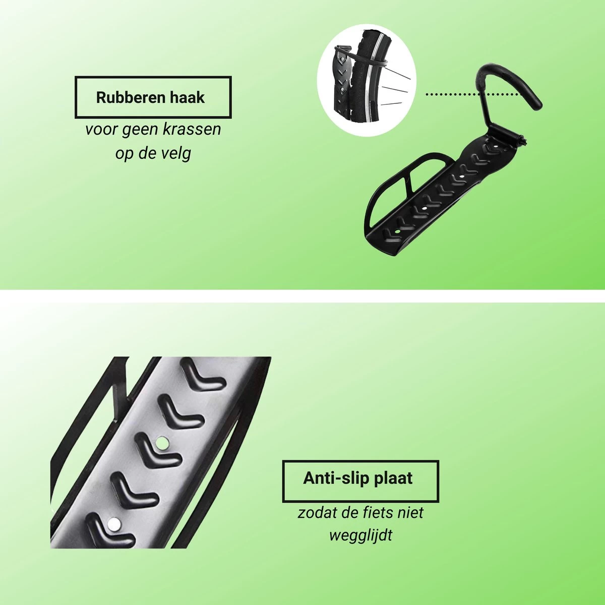 Merkloos Fiets Ophangsysteem -fietshaak- Muurbeugel Fiets- Ophangbeugel Fiets-Fietsbeugel Muur- Geschikt Voor Mountainbikes En Racefietsen- Max 30 Kg- Incl. Montagemateriaal Met Potlood- Geschikt Voor Stevige/gladde Muur 6 Merkloos Fiets Ophangsysteem -fietshaak- Muurbeugel Fiets- Ophangbeugel Fiets-Fietsbeugel Muur- Geschikt Voor Mountainbikes En Racefietsen- Max 30 Kg- Incl. Montagemateriaal Met Potlood- Geschikt Voor Stevige/gladde Muur - Afbeelding 4