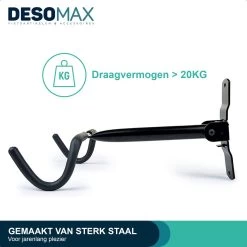 Fiets Ophangsysteem Ophangbeugel En Muurbeugel DesoMax® Muurhaak - Muurbevestiging Voor Het Frame - Wandhouder -Extreem Snel Rijden 1200x1200 1400