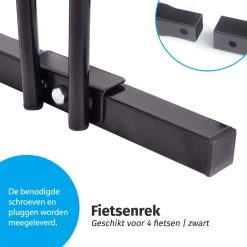 IVOL Fietsenrek 4 Fietsen 100 Cm PRO - Fietsenstandaard - Fiets Standaard - Zwart 14 IVOL Fietsenrek 4 Fietsen 100 Cm PRO - Fietsenstandaard - Fiets Standaard - Zwart -Extreem Snel Rijden 1200x1200 1407