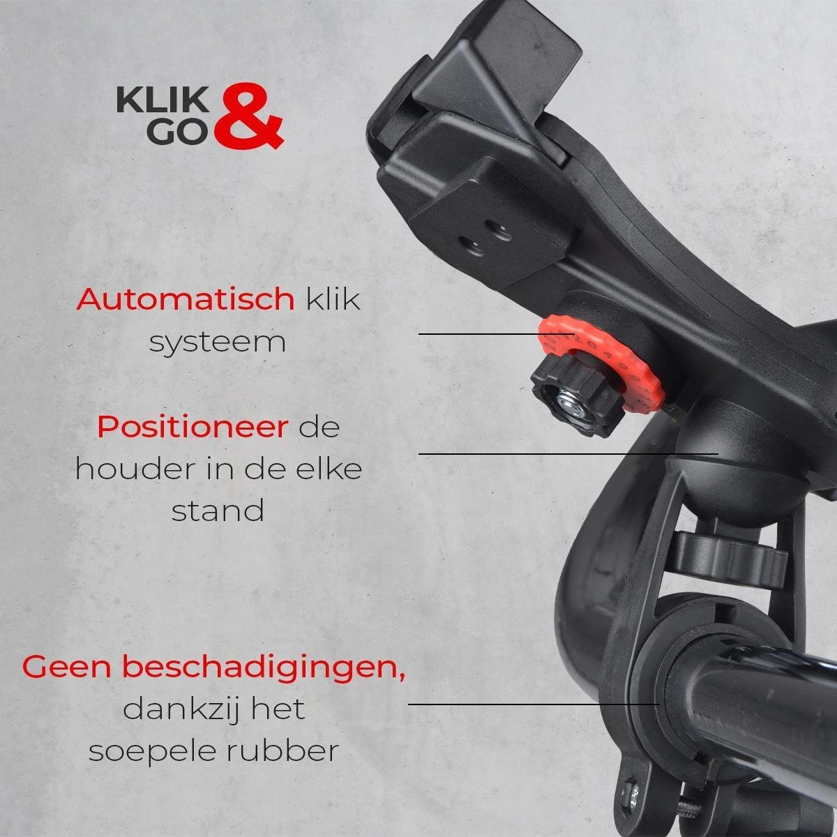 Telefoonhouder Fiets - Smartphone Telefoon Houder - Ook Voor Scooter/motor - Automatische Klikbevestiging - Universeel - 360 Graden Verstelbaar - Handsfree 5 Telefoonhouder Fiets - Smartphone Telefoon Houder - Ook Voor Scooter/motor - Automatische Klikbevestiging - Universeel - 360 Graden Verstelbaar - Handsfree - Afbeelding 3