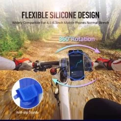 Universele Telefoonhouder - Gsm Houder Fiets - Fiets Telefoonhouder - Smartphone Houder Fiets - Houder Voor Fietsen – Bike Phone Holder – 360graden – 4" Tot 7"- Fietshouder