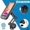 MIFOR® Fiets Telefoonhouder, Waterdichte Smartphonehouder Met Touchscreen, 360 ° Draaibaar, In Hoogte Verstelbaar Voor IPhone Samsung Galaxy Huawei - UNIVERSEEL - Fietsmotor, Zwart -Extreem Snel Rijden 1200x1200 1571