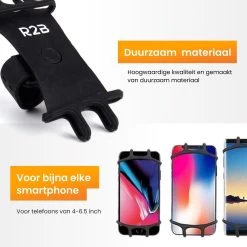 R2B® Telefoonhouder Fiets Met 360 Graden Rotatie - Gsm Houder - Accessoires - Model Rotterdam -Extreem Snel Rijden 1200x1200 1584