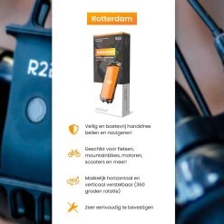 R2B® Telefoonhouder Fiets Met 360 Graden Rotatie - Gsm Houder - Accessoires - Model Rotterdam -Extreem Snel Rijden 1200x1200 1585