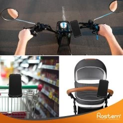 Rostem® Mobiele Telefoonhouder Voor Fiets / Motor - Universele Fitting - 360 Graden Draaien -Extreem Snel Rijden 1200x1200 1592