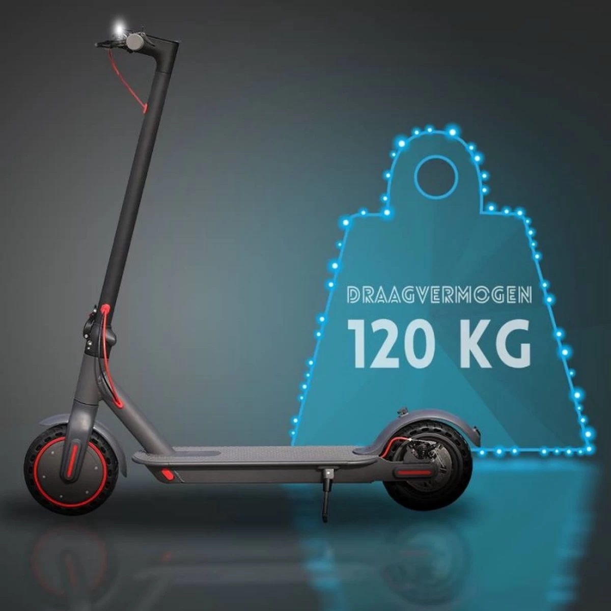Kick&Move - Elektrische Step - E Scooter - Anti Lek Banden - 32 Km/u - App - LED Verlichting - Cruise Control - Schokbestendige Wielen - Anti Diefstal Optie 13 Kick&Move - Elektrische Step - E Scooter - Anti Lek Banden - 32 Km/u - App - LED Verlichting - Cruise Control - Schokbestendige Wielen - Anti Diefstal Optie - Afbeelding 11