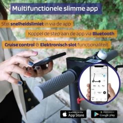 Kick&Move - Elektrische Step - E Scooter - Anti Lek Banden - 32 Km/u - App - LED Verlichting - Cruise Control - Schokbestendige Wielen - Anti Diefstal Optie 34 Kick&Move - Elektrische Step - E Scooter - Anti Lek Banden - 32 Km/u - App - LED Verlichting - Cruise Control - Schokbestendige Wielen - Anti Diefstal Optie -Extreem Snel Rijden 1200x1200 185