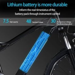 Elektrische Fiets Off-Road | E-Fietsen | Electric Mountain Bike | E-bike | 250W Motor | 26 Inch | Zwart BK7 -Extreem Snel Rijden 1200x1200 25