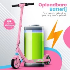 Stay-on Kes 1 Roze - Elektrische Step Voor Kinderen Met Bluetooth Speaker En Led Color Lights - Met Nederlandse Handleiding -Extreem Snel Rijden 1200x1200 267