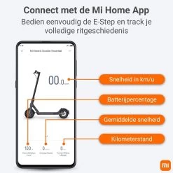 Elektrische Step Xiaomi Essential 5100 MAh 250W 27 Elektrische Step Xiaomi Essential 5100 MAh 250W -Extreem Snel Rijden 1200x1200 276