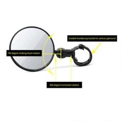 2 Stuks | Fiets Spiegel Fietsaccessoires | Achteruitkijkspiegel Stuur 360 Graden Groothoek -Extreem Snel Rijden 1200x1200 289
