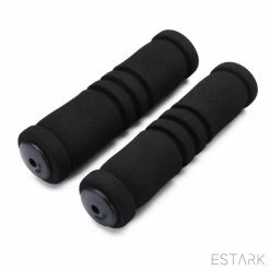 ESTARK® - Fietshandvatten - Zacht - Handvatten - Universeel - Fiets - Grips - Extra Grip – Fietshandvaten - Handvaten - Handig Te Monteren - Anti-slip – Fietsen – Stuur – Bikegrips - Zacht - Soft – Zwart (SZ) -Extreem Snel Rijden 1200x1200 293