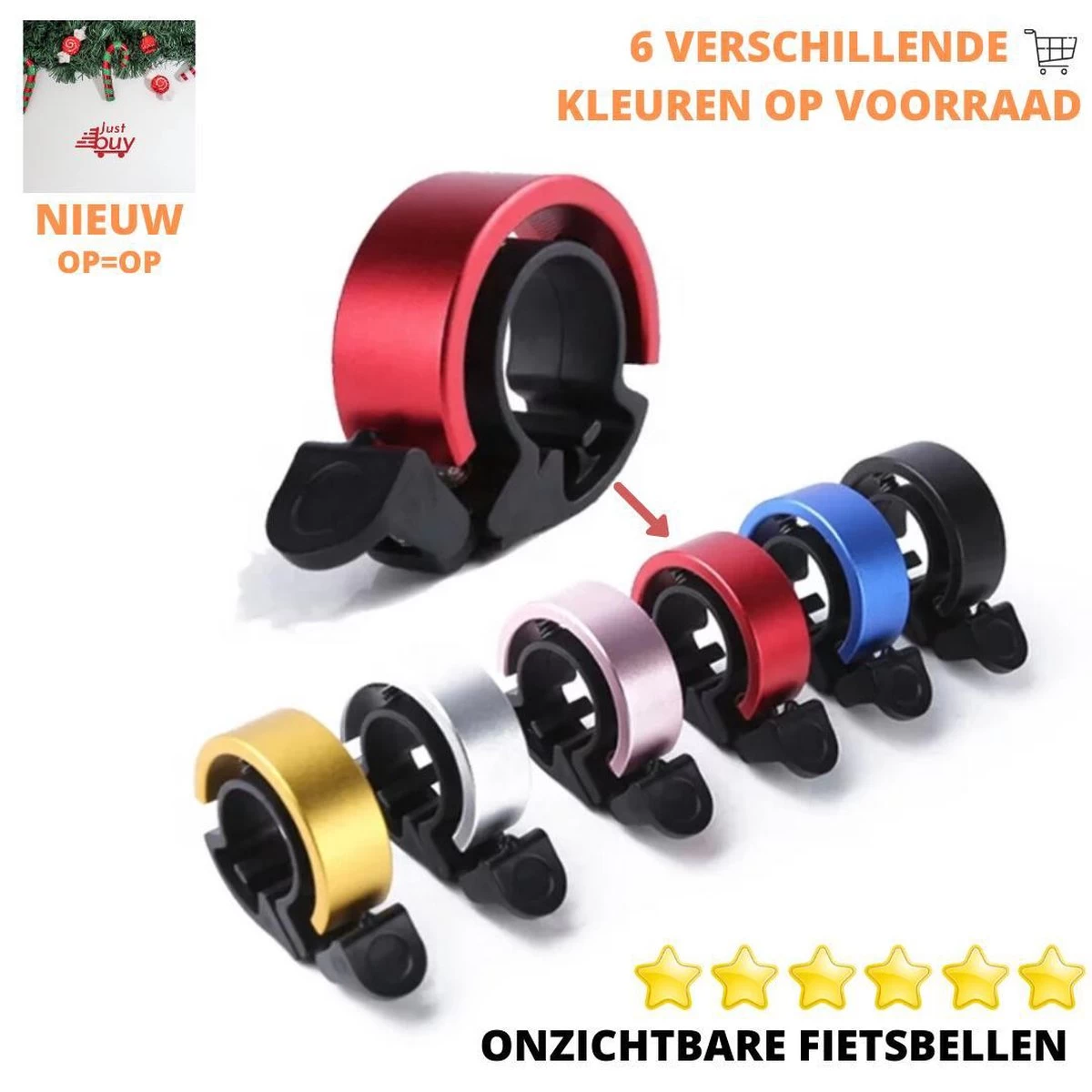 Onzichtbare Fietsbel - Racefiets - Kinderfiets - Geluid - Diverse Kleuren - ROOD 4 Onzichtbare Fietsbel - Racefiets - Kinderfiets - Geluid - Diverse Kleuren - ROOD - Afbeelding 2