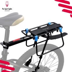 Mountainbike Bagagedrager En Spatbord - Fiets Rek Achter Met QR - Pro Sport Lights - MTB/ Racefiets Fietszadeldrager -Extreem Snel Rijden 1200x1200 344