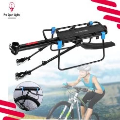 Mountainbike Bagagedrager En Spatbord - Fiets Rek Achter Met QR - Pro Sport Lights - MTB/ Racefiets Fietszadeldrager -Extreem Snel Rijden 1200x1200 345