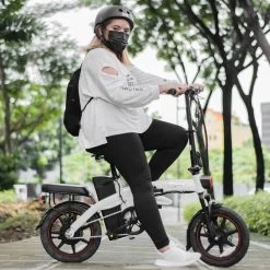 F-Wheel DYU A5 - Elektrische Vouwfiets - E Bike - 14 Inch - 7.5 Ah - 25km/u - Zwart -Extreem Snel Rijden 1200x1200 42